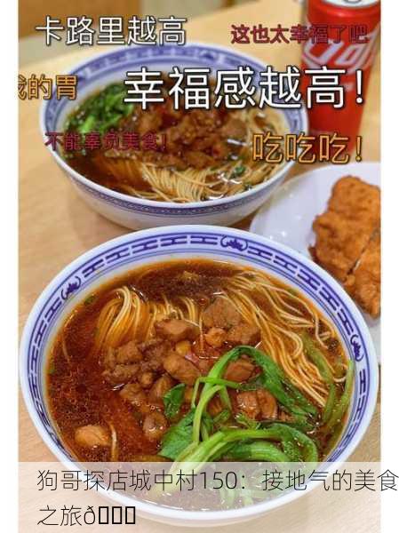 狗哥探店城中村150：接地气的美食之旅🍜