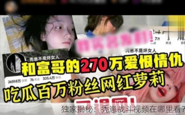 独家揭秘：秃崽战斗视频在哪里看？