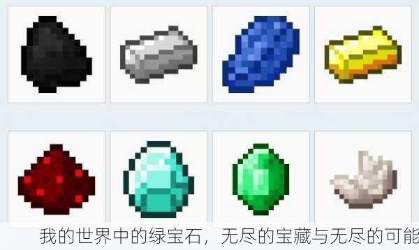 我的世界中的绿宝石，无尽的宝藏与无尽的可能