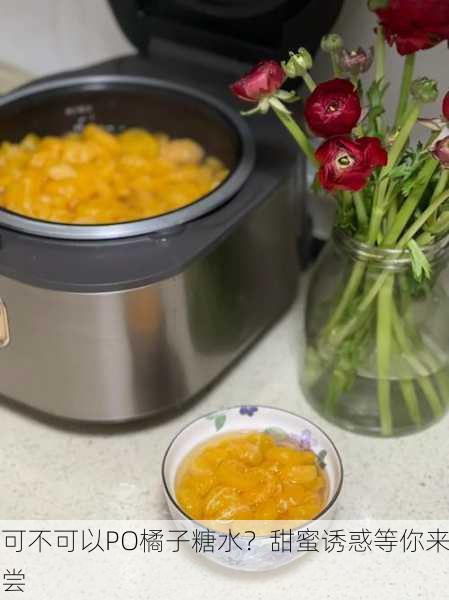 可不可以PO橘子糖水？甜蜜诱惑等你来尝