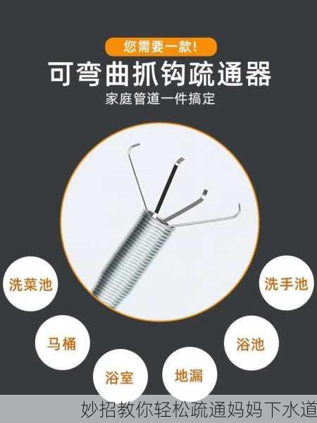 妙招教你轻松疏通妈妈下水道