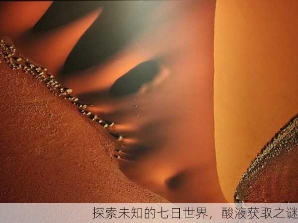 探索未知的七日世界，酸液获取之谜