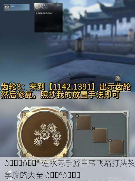 📘🎮 逆水寒手游白帝飞霜打法教学攻略大全 🎮📘