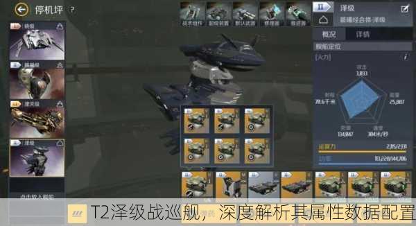 T2泽级战巡舰，深度解析其属性数据配置