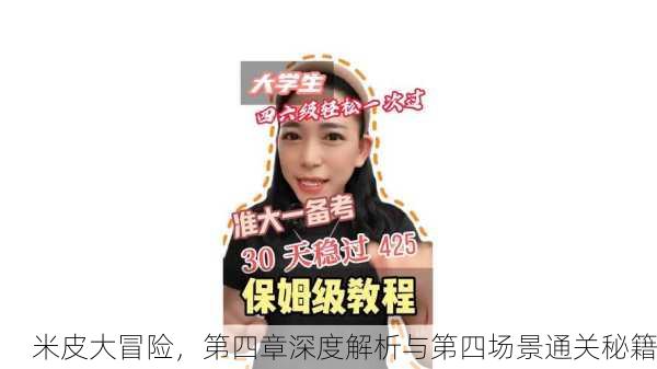 米皮大冒险，第四章深度解析与第四场景通关秘籍