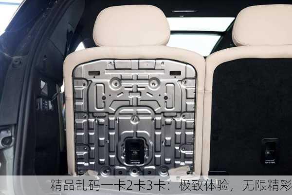 精品乱码一卡2卡3卡：极致体验，无限精彩