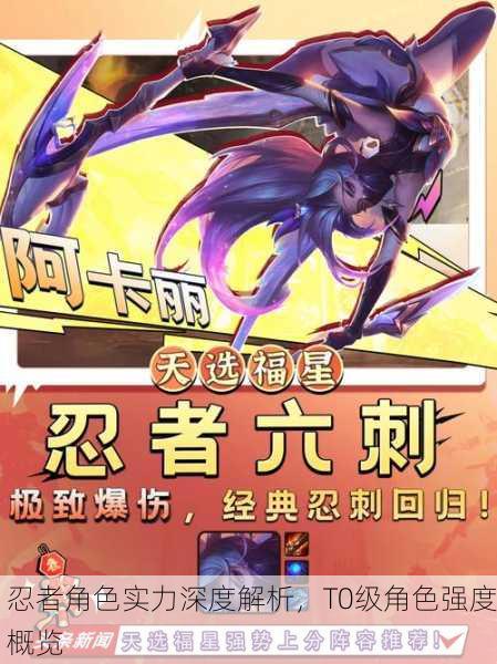 忍者角色实力深度解析，T0级角色强度概览