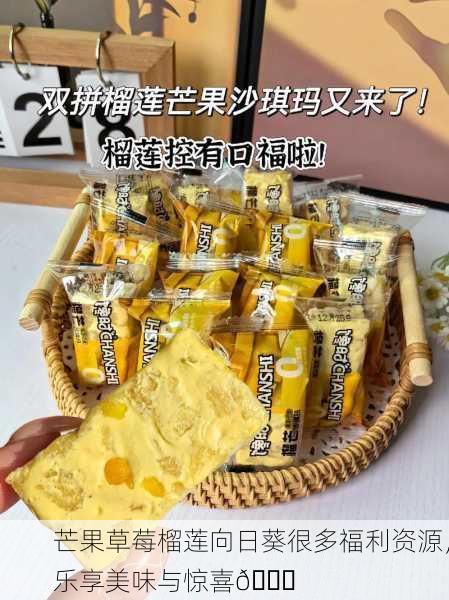 芒果草莓榴莲向日葵很多福利资源，乐享美味与惊喜🎁