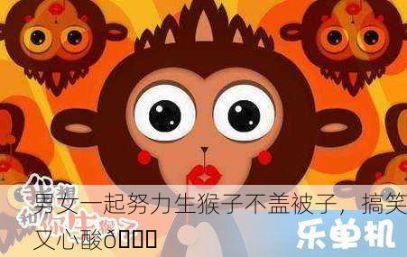 男女一起努力生猴子不盖被子，搞笑又心酸😂