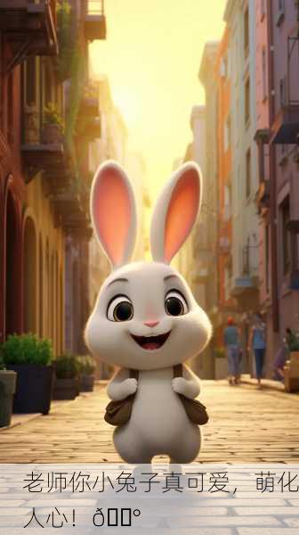 老师你小兔子真可爱，萌化人心！🐰