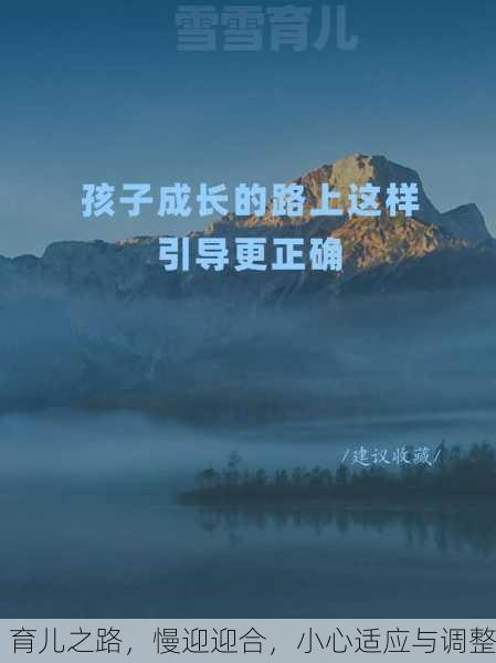 育儿之路，慢迎迎合，小心适应与调整