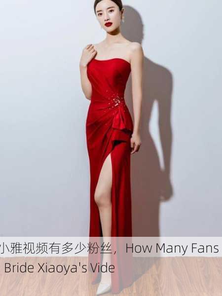 老挝媳妇小雅视频有多少粉丝，How Many Fans Does Lao Bride Xiaoya's Video Have？