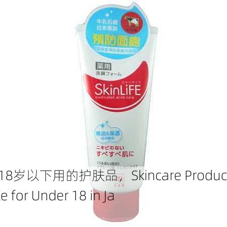 日本适合18岁以下用的护肤品，Skincare Products Suitable for Under 18 in Japan
