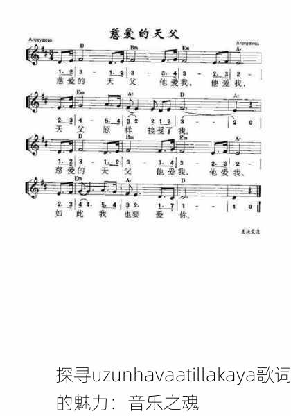 探寻uzunhavaatillakaya歌词的魅力：音乐之魂