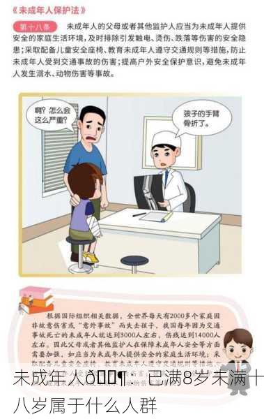 未成年人👶：已满8岁未满十八岁属于什么人群