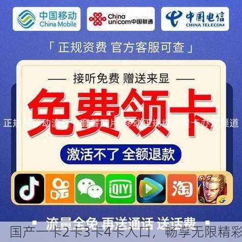国产一卡2卡3卡4卡入口，畅享无限精彩