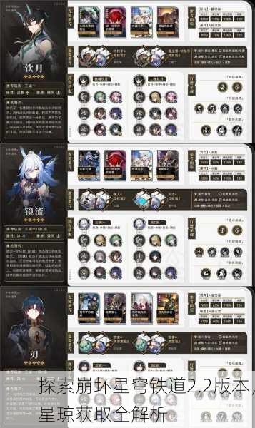 探索崩坏星穹铁道2.2版本，星琼获取全解析