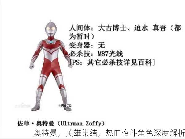 奥特曼，英雄集结，热血格斗角色深度解析