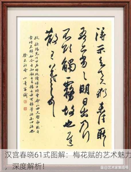 汉宫春晓61式图解：梅花赋的艺术魅力，深度解析！