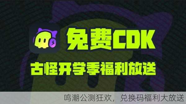 鸣潮公测狂欢，兑换码福利大放送！
