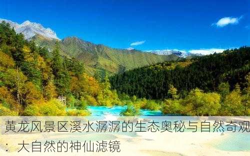 黄龙风景区溪水潺潺的生态奥秘与自然奇观：大自然的神仙滤镜