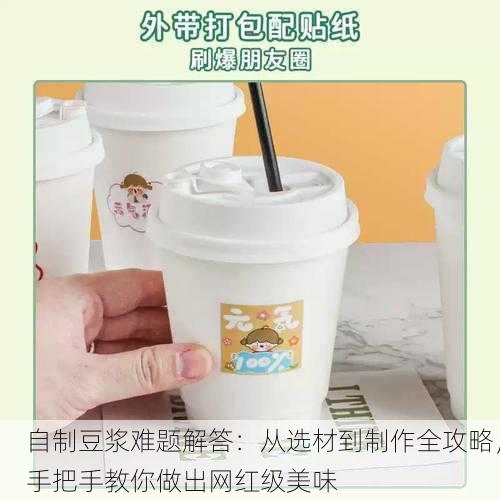 自制豆浆难题解答：从选材到制作全攻略，手把手教你做出网红级美味