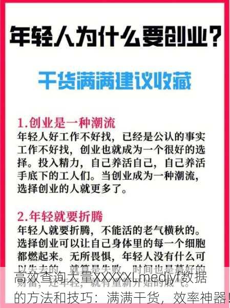 高效查询大量XXXXXLmedjyf数据的方法和技巧：满满干货，效率神器！