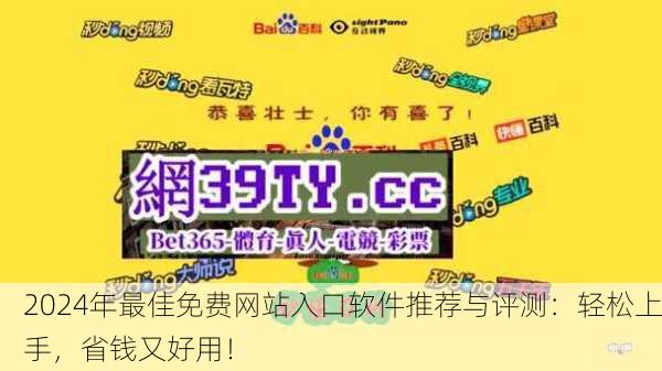 2024年最佳免费网站入口软件推荐与评测：轻松上手，省钱又好用！