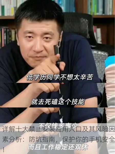 详解十大禁止安装应用入口及其风险因素分析：防坑指南，保护你的手机安全！
