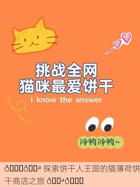 🌈🍪 探索饼干人王国的猫薄荷饼干商店之旅 🍪🌈