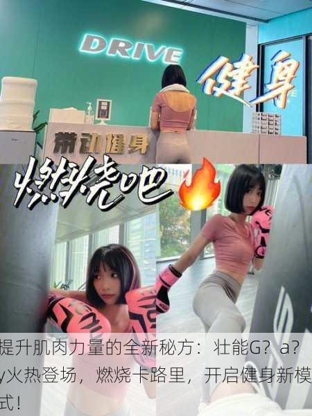 提升肌肉力量的全新秘方：壮能G？a？y火热登场，燃烧卡路里，开启健身新模式！
