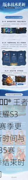 🎮 王者荣耀S36赛季更新时间与S35赛季结束时间