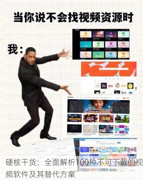 硬核干货：全面解析100种不可下载的视频软件及其替代方案
