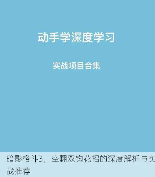 暗影格斗3，空翻双钩花招的深度解析与实战推荐