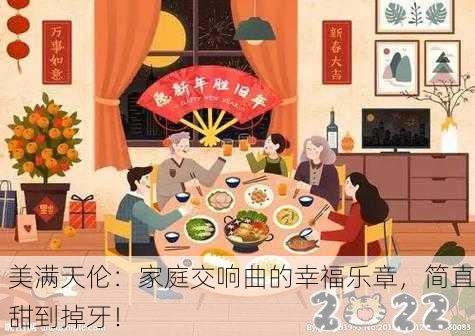 美满天伦：家庭交响曲的幸福乐章，简直甜到掉牙！