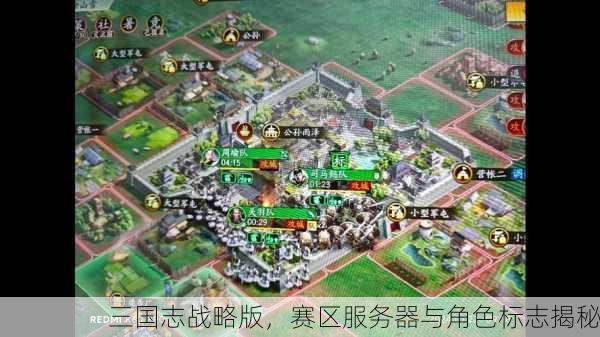 三国志战略版，赛区服务器与角色标志揭秘