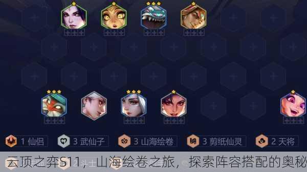 云顶之弈S11，山海绘卷之旅，探索阵容搭配的奥秘