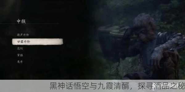 黑神话悟空与九霞清醑，探寻酒品之秘