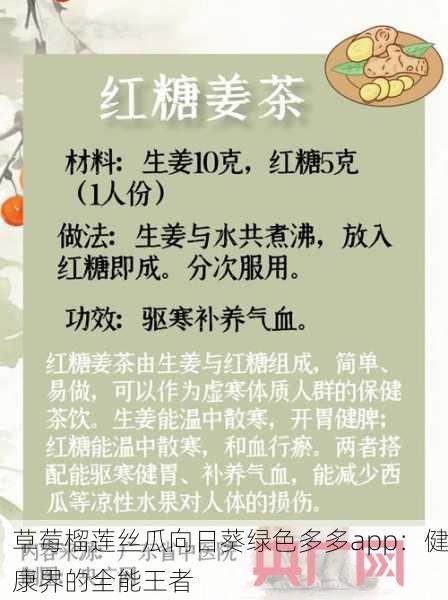 草莓榴莲丝瓜向日葵绿色多多app：健康界的全能王者