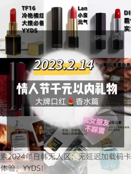 探索2024年日韩无人区：无延迟加载码卡新体验，YYDS！