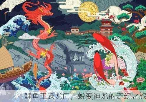 鲤鱼王跃龙门，蜕变神龙的奇幻之旅