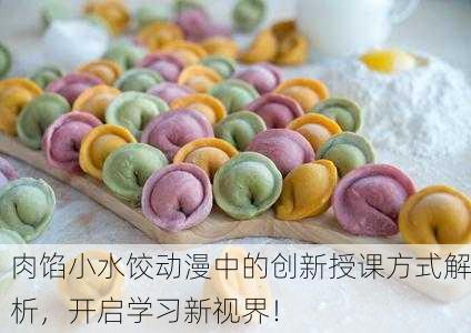 肉馅小水饺动漫中的创新授课方式解析，开启学习新视界！