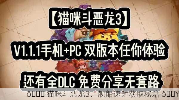 🚀 猫咪斗恶龙3，舰船速射获取秘籍 🔥