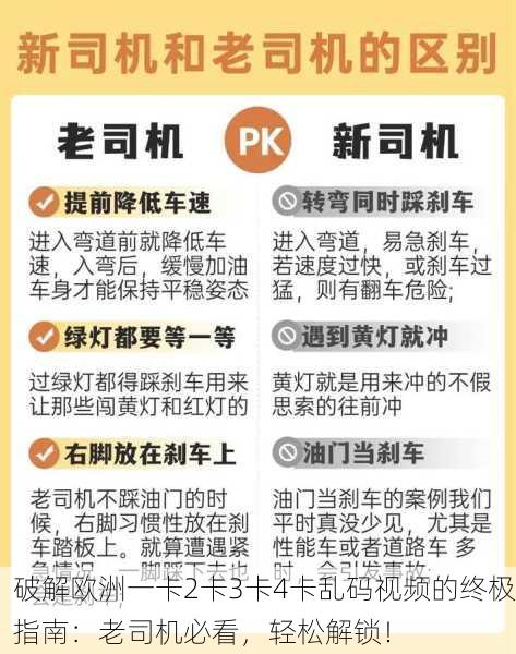 破解欧洲一卡2卡3卡4卡乱码视频的终极指南：老司机必看，轻松解锁！