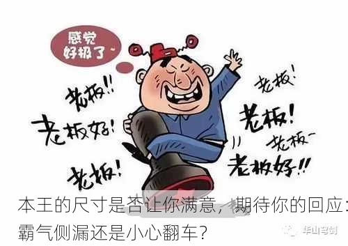 本王的尺寸是否让你满意，期待你的回应：霸气侧漏还是小心翻车？
