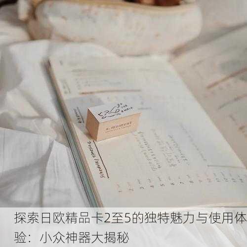探索日欧精品卡2至5的独特魅力与使用体验：小众神器大揭秘