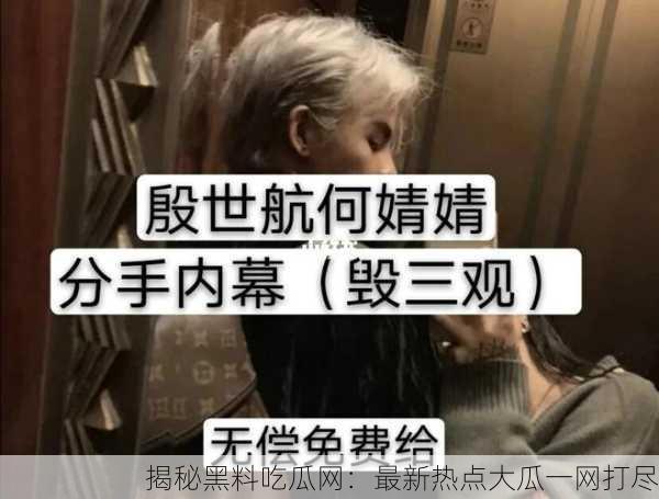 揭秘黑料吃瓜网：最新热点大瓜一网打尽