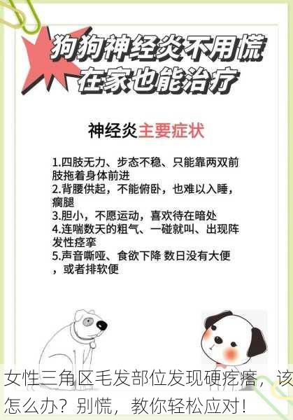 女性三角区毛发部位发现硬疙瘩，该怎么办？别慌，教你轻松应对！
