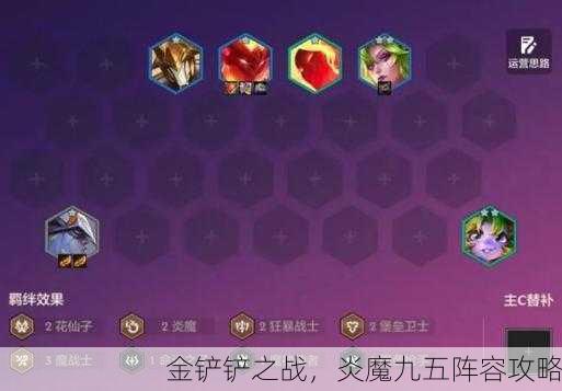 金铲铲之战，炎魔九五阵容攻略
