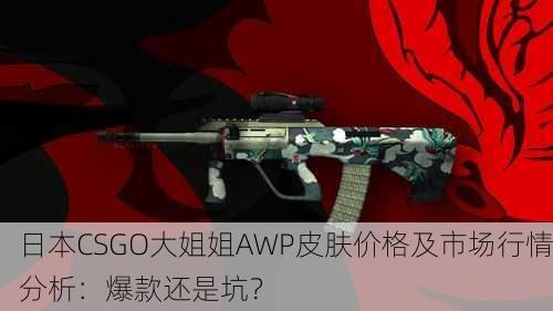 日本CSGO大姐姐AWP皮肤价格及市场行情分析：爆款还是坑？